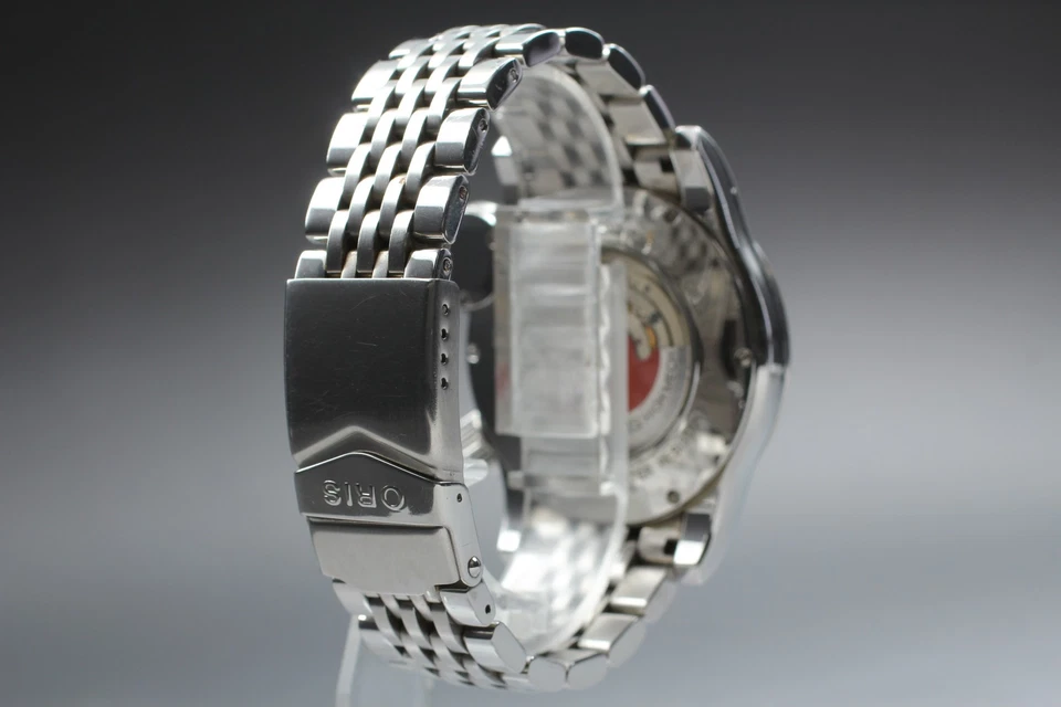 ORIS Flight Timer 7568 Black Dial Day Date Automatic Men's Watch ( 17cm Wrist ) - Image 4 of 4