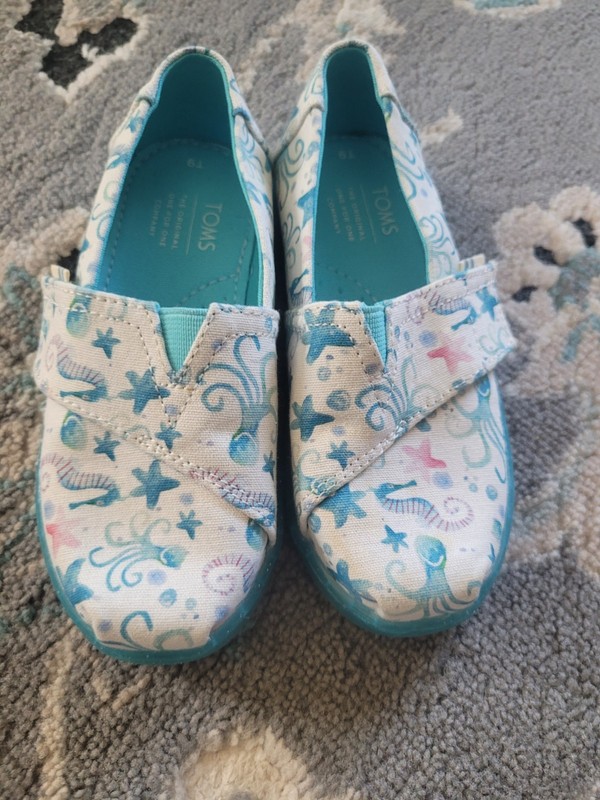 Toms Size 9 Toddler Girls Shoes