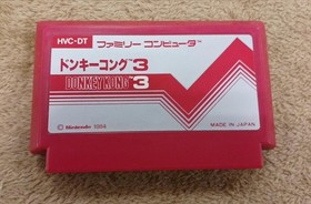 Nintendo Donkey Kong 3 Famicom Game Cartridge Compatible Console
