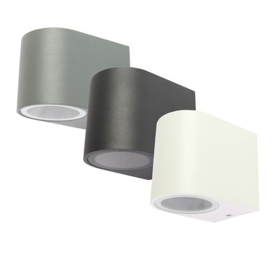 Wandleuchte WL2305 IP44   1× GU10 Downlight-Strahler, robust für außen