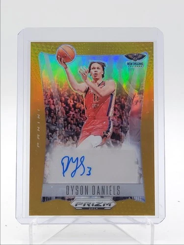 DYSON DANIELS 2023-24 PANINI PRIZM DECA SIGNATURES GOLD AUTO /10 Q0398
