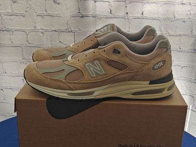 New Balance 991v2 Made In UK 'Cuban Sand' (U991BE2) Size 12 Mens