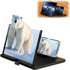 Screen Magnifier Version, Mobile Phone 3D HD Magnifying Projector Screen Enlarge