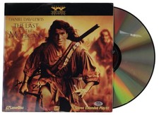 Daniel Day Lewis Signed Autographed Last of the Mohicans LaserDisc Movie PSA/DNA