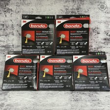 New Lot Of 5 - 3m Bondo Body Repair Kit Auto Car Fiberglass Filler Patch Step 2 New Lot Of 5 - 3m Bondo Body Repair Kit Auto Car Fiberglass Filler Patch Step 2