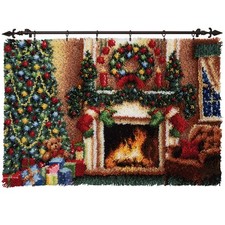 Herrschners Christmas Eve Rug Latch Hook Kit