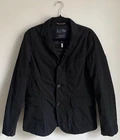 Authentic Luxury ARMANI JEANS Black Nylon Blazer Jacket Size XS-S