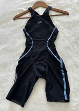 Speedo Womens Techsuit Size 22 Fastskin LZR Pure Intent Open Back Kneeskin