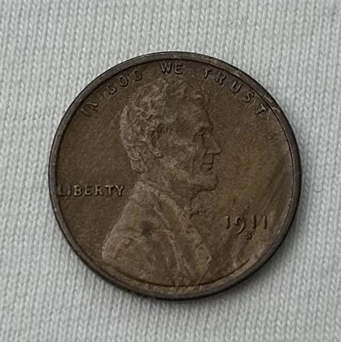 1911 S LINCOLN CENT VF+