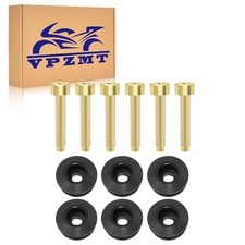 T27 Detachable Windshield Bushing Grommets Bolt Screws Kit for Harley Softail