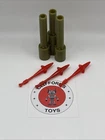 Vintage G.I.Joe Backblast (V1) 1989 Missile Launcher & Missiles Accessories