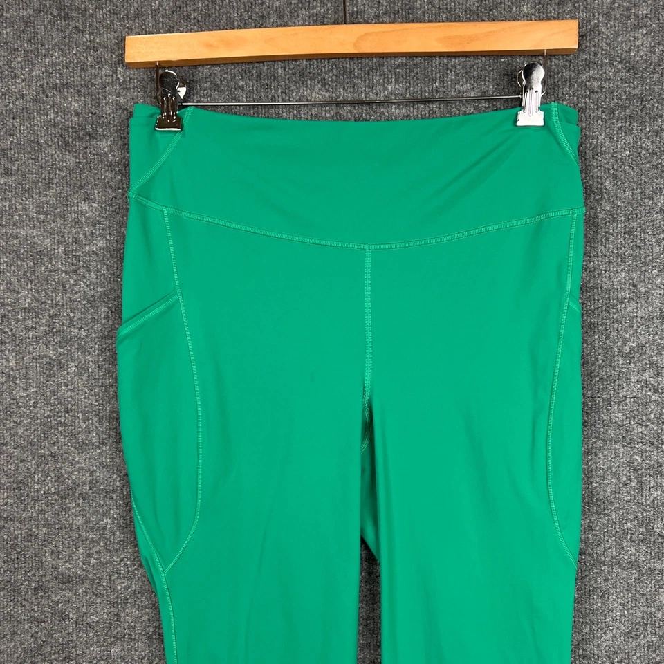 Leggings femininas Lululemon cintura alta tamanho 14 bolsos Athleisure - Imagem 3 de 4