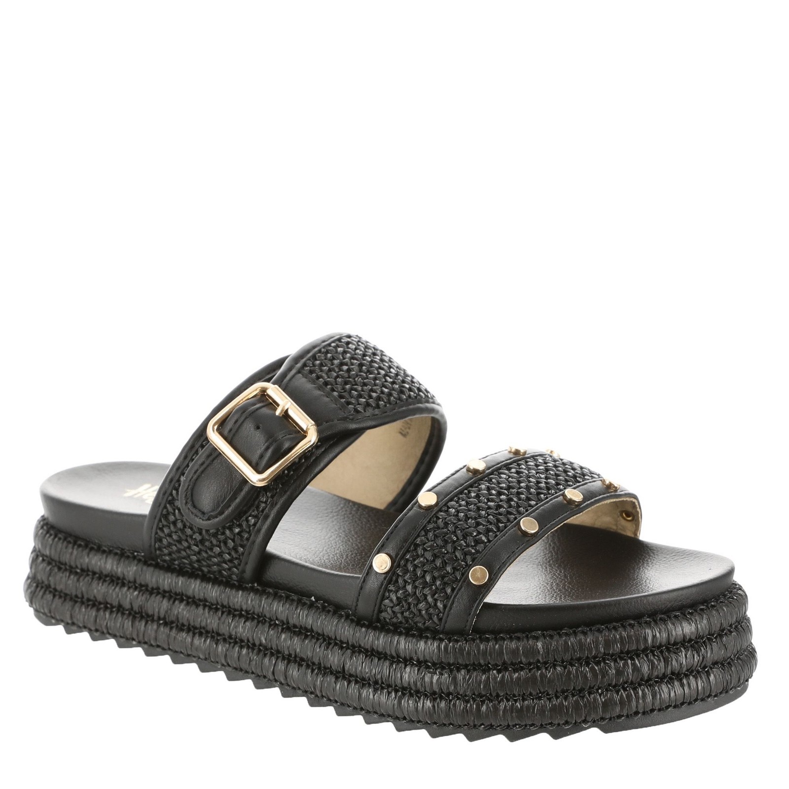 Женские сандалии Corkys Walk of Shame 11 BM США - ЧерныйРафия 10990₽