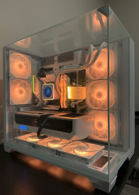 CUSTOM BUILT GAMING PC WHITE BUILD - RTX 4080 SUPER i9 14900K 64GB DDR5 4TB SSD
