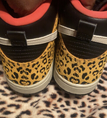 Size 8 - Nike Dunk High Cheetah Leopard Women Safari Animal 8 6y