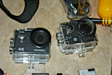 2 Action Camera Ultra HD Underwater Camera  Accessories Package