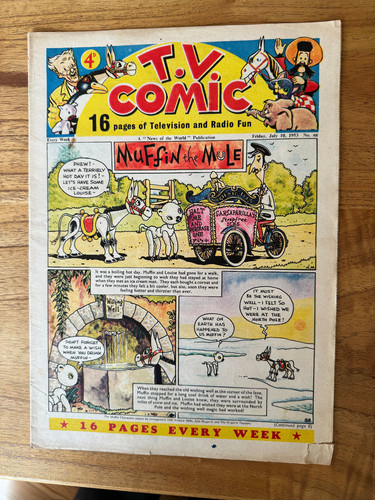 NEWS OF THE WORLD THE TV COMIC 10TH JULY 1953