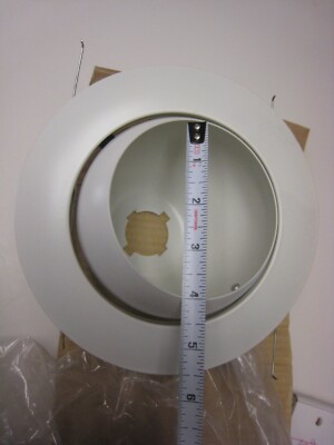WAC Lighting R -635 7-3/4'' OD x 4''ID  Recessed Lighting White Trim pack Dir-Head