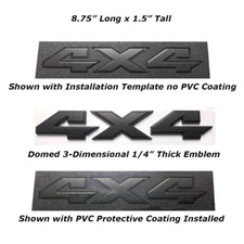 Fits DODGE RAM 1500 2500 3500 4X4 3D Rear Tailgate Emblem Badge fits OEM Mopar