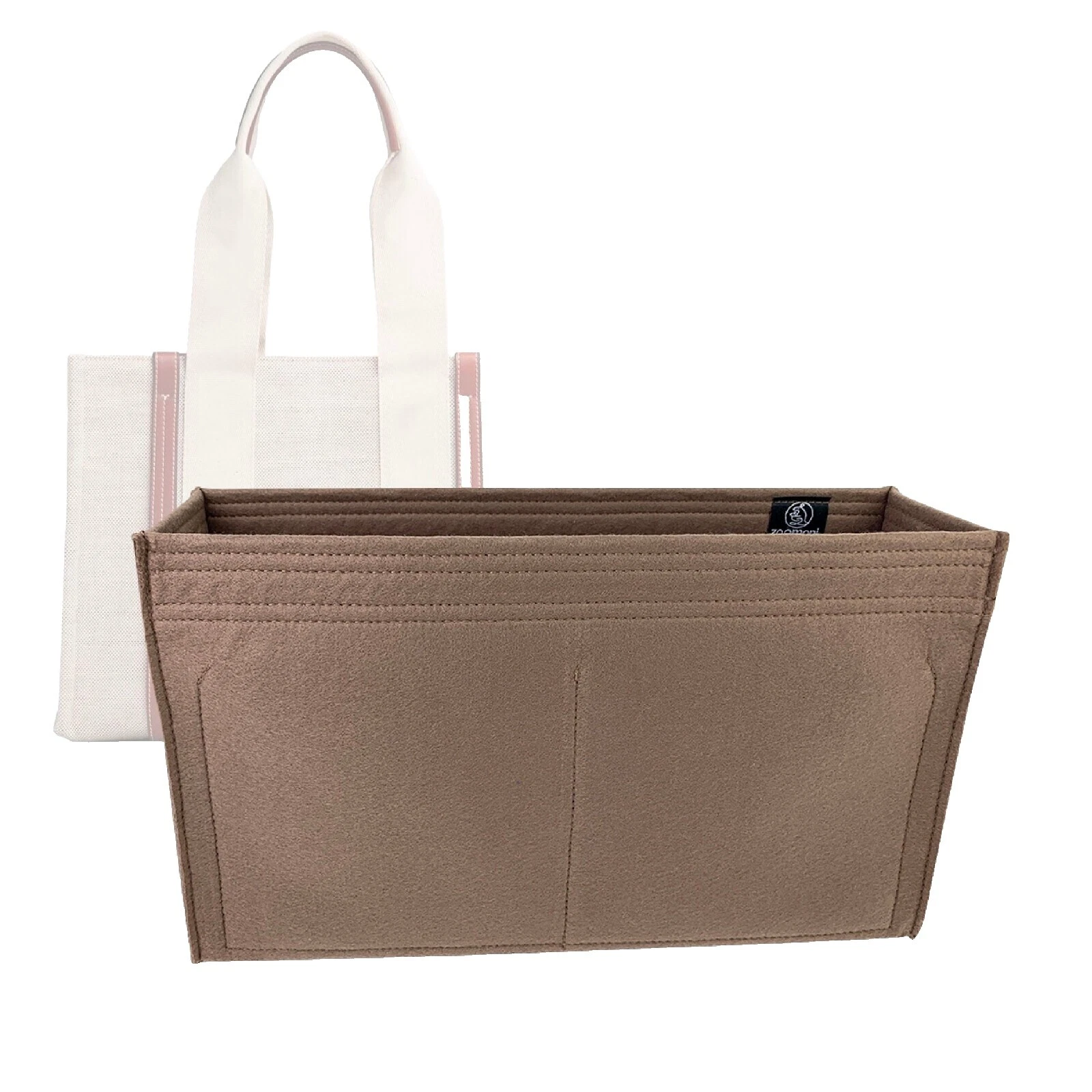 Organizadores de bolso de mano marrón Algodón para Mujeres