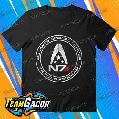 Mass Effect N7 Logo Essential Logo Men's T-Shirt Funny Size S to 5XL