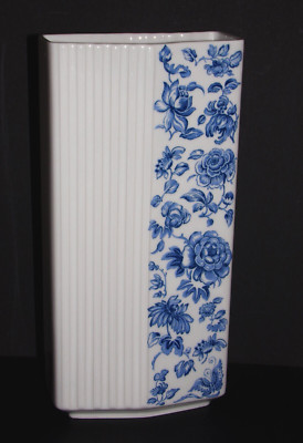 Krautheim  K & A  Selb Bavaria  Vase  Blumen - Dekor  27 cm  - 1977