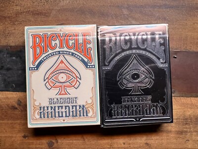 Pair Bicycle Blackout Kingdom #XXX/1500 Light Black Rare