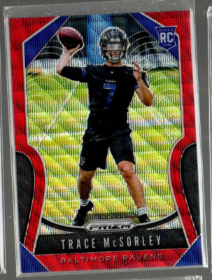 2019 Panini Prizm Prizms Red Wave #309 Trace McSorley /149