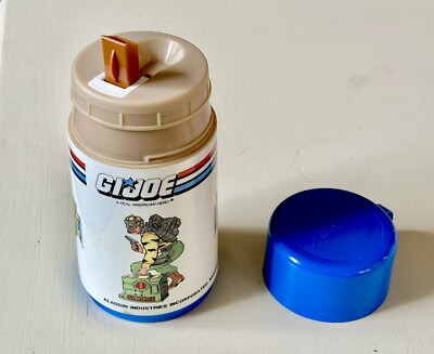 Vintage GI Joe/Tiger Force Plastic Lunchbox THERMOS Aladdin/Hasbro