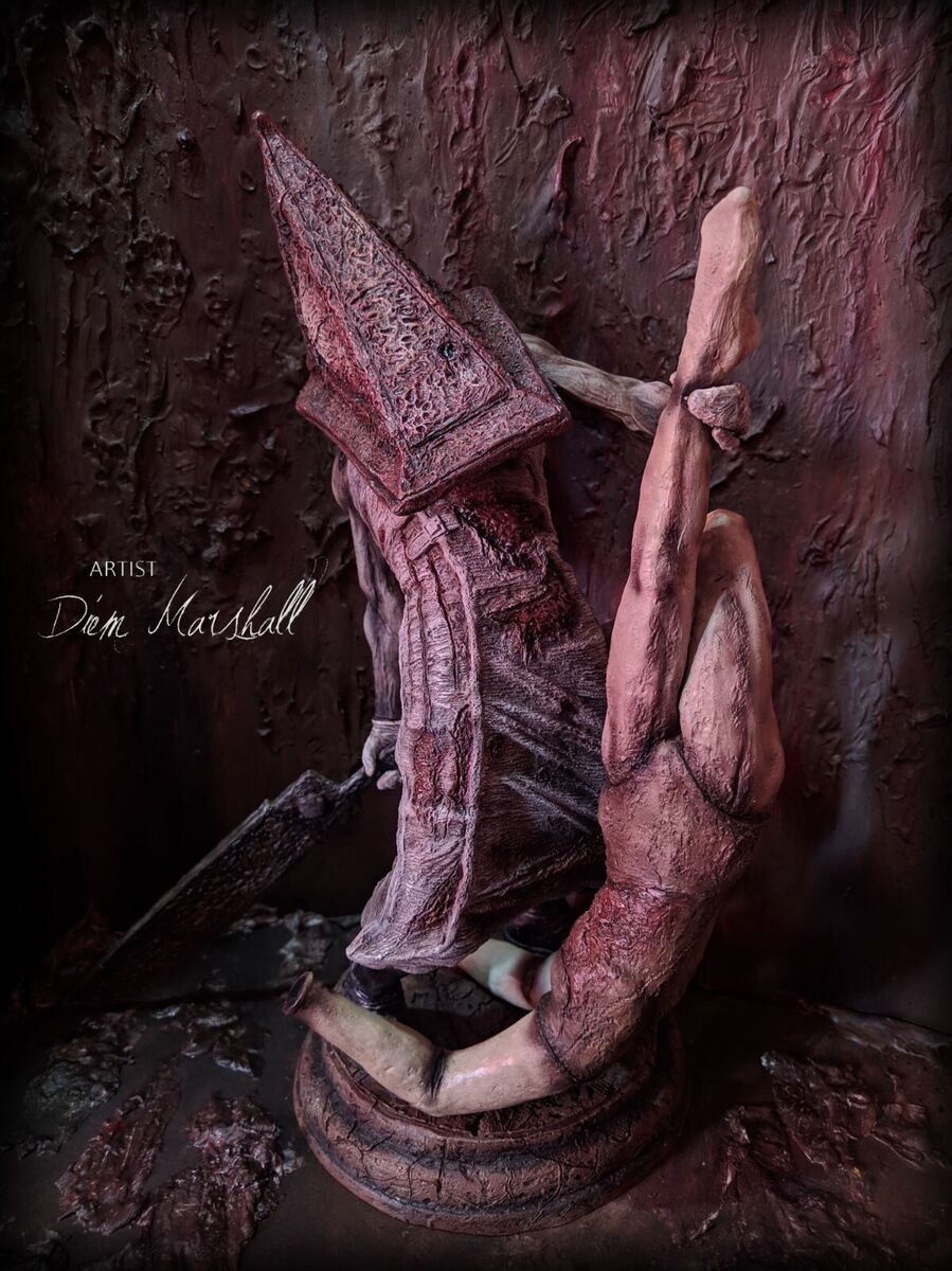 Pyramid Head, Printed and Painted by me : r/silenthill