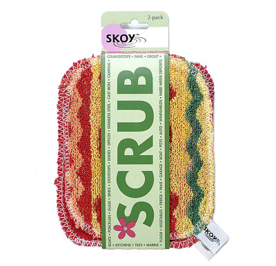 Harold 4364 Skoy Scrub Kitchen Absorbent Cleaning Towel 2-Pack Colors May Vary