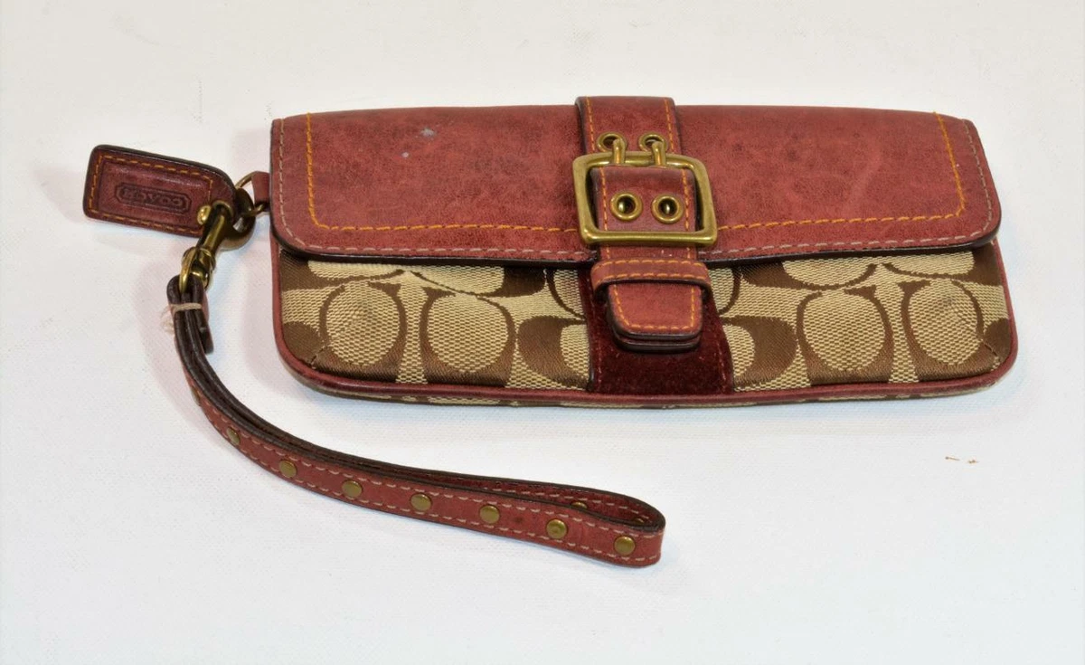Coach wallet cell phone holder sale