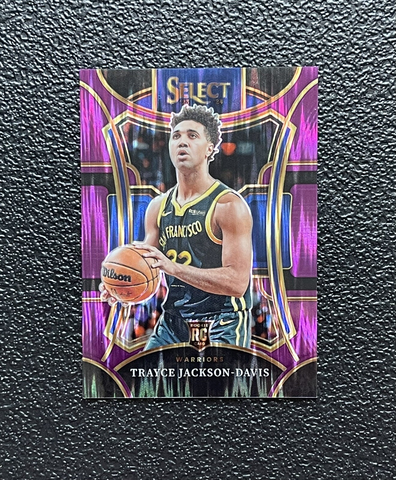 2023-24 Select TRAYCE JACKSON-DAVIS Rookie Purple Flash Mezzanine RC #'d /175