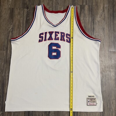 Authentic Dr J Julius Erving #6 Mitchell & Ness 82-83 76ers Jersey