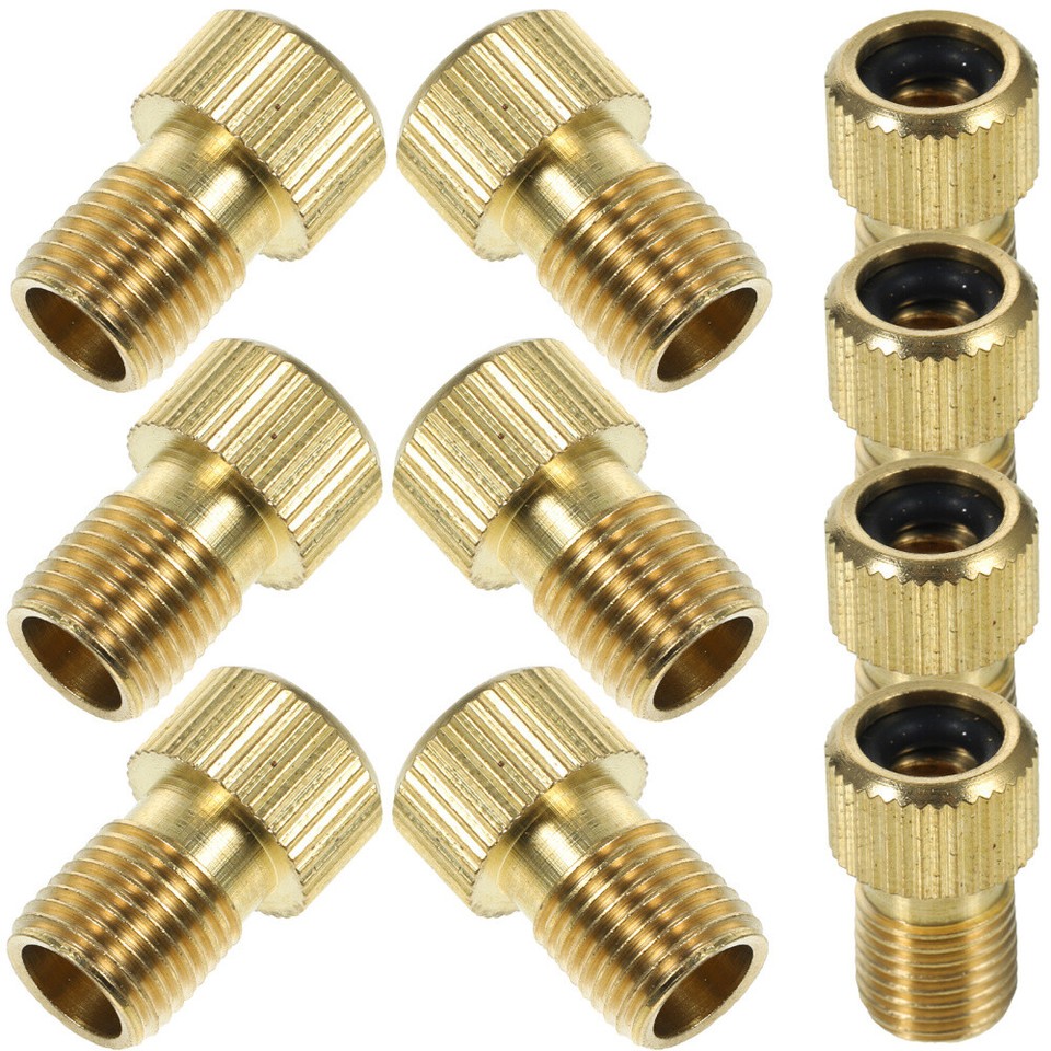 Bike Pump Adapter Valve Stem Connector Air Compressor Fittings Valves