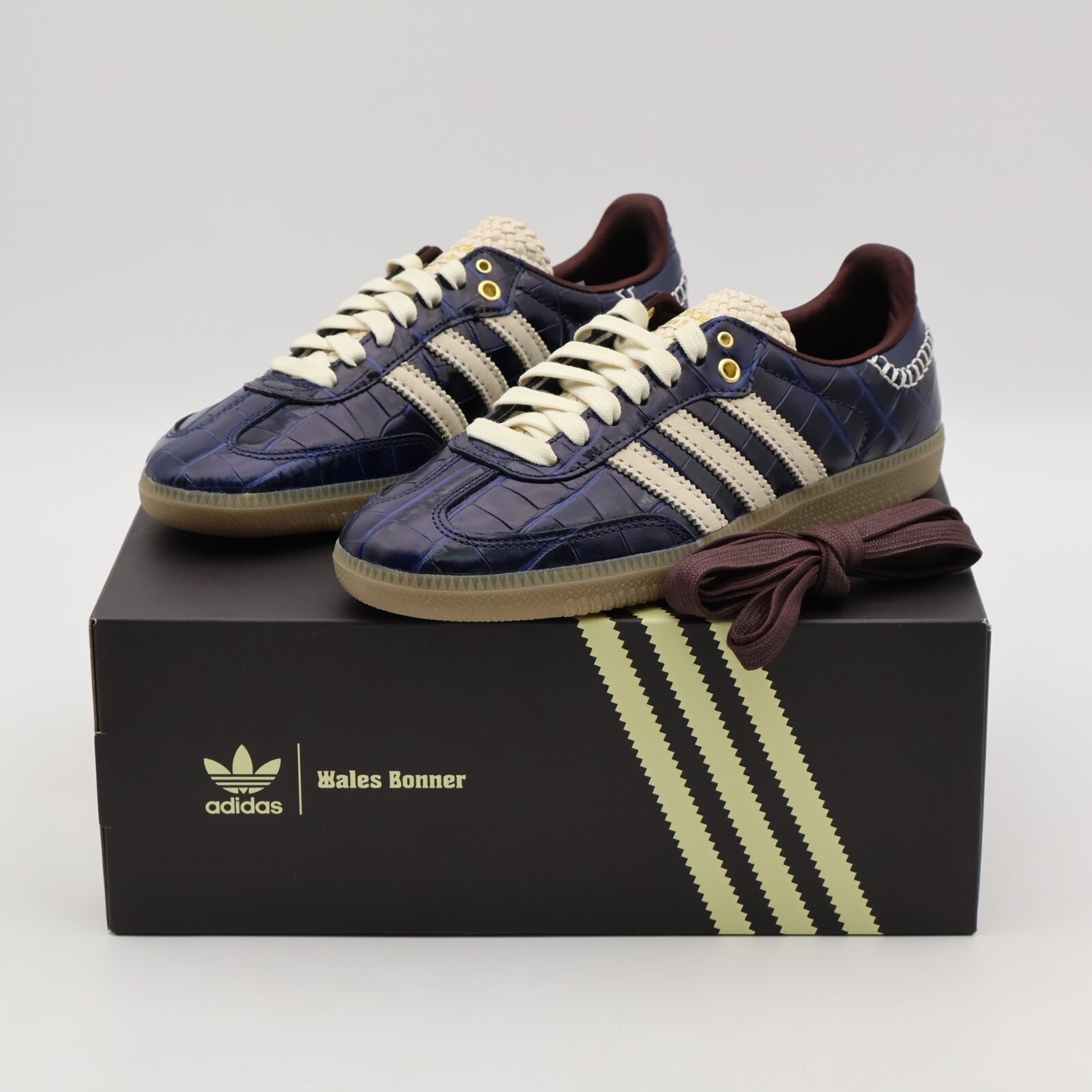 JH9825 Wales Bonner adidas Samba Collegiate Navy Wonder White Night Red (Men's)