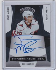 10-11 2010-11 CERTIFIED JAMIE McBAIN AUTOGRAPH ROOKIE AUTO /1299 175 HURRICANES