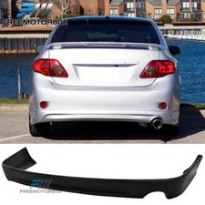 Fits 09-10 Toyota Corolla Sedan PU K-Style Rear Bumper Lip Spoiler