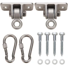 Heavy Duty Swing Hangers 304 Stainless Steel for Wooden Sets Swing Hooks Bracket