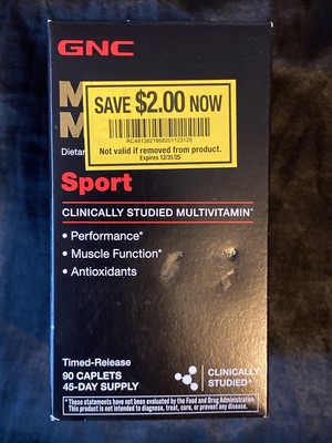 Mega Men Sport, 90 tablets, GNC Brand New