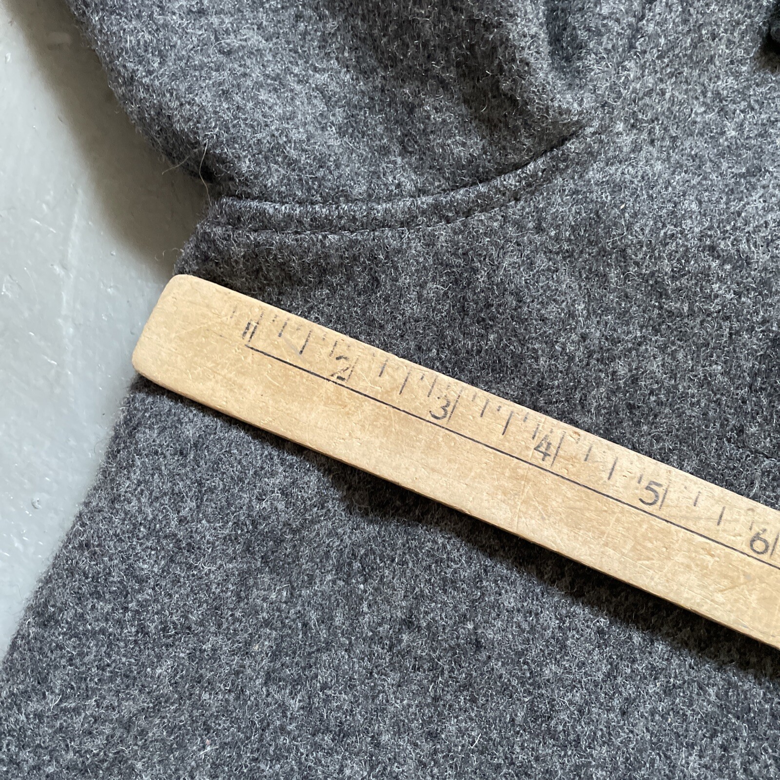 Vintage Schott AT078 Wool Toggle Parka Duffel Style Long Jacket Made In USA L