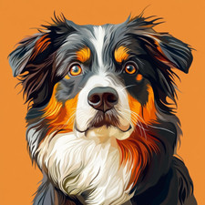 Australian Shepherd Wall Decal Sticker 18X18cm Large