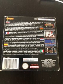 CASTLEVANIA NES CLASSIC - PAL - FR - GAME BOY ADVANCE + CARTE VIP INTACTE !