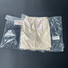 Vintage NYLON Panties Fashions By Teri Size 13 Nude Black  Pin-Up Intimate NWT