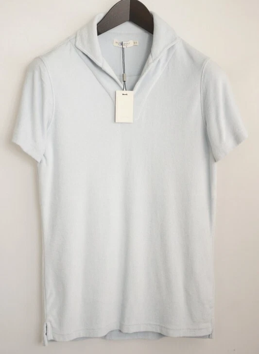 Men Suitsupply men Pure Cotton T-shirt Light Blue Size XS XMB315