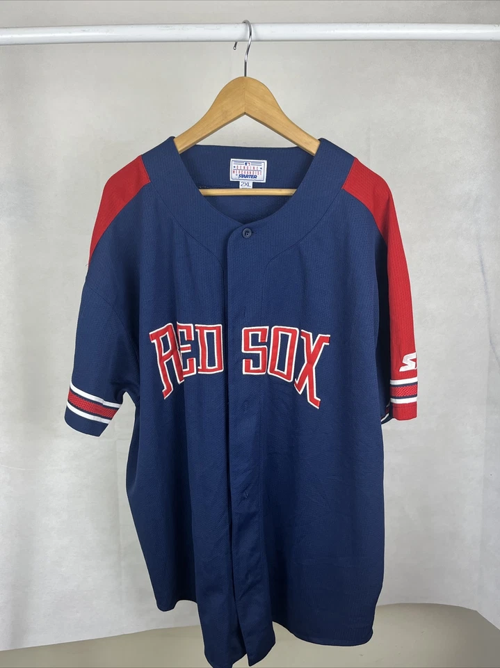 CAMISETA STARTER MLB BOSTON RED SOX VINTAGE AÑOS 90 PARA HOMBRE XL CON Ex parche Foto 2 de 4