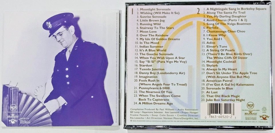2 CDs GLENN MILLER The Essential JAZZ Swing RCA RETRO Nostalgic 23 Tracks Foto 2 de 4
