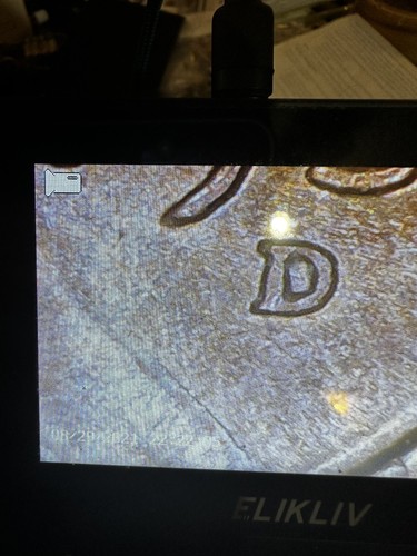 1938 D DDO, Reverse doubled Lettering, lamination Break & Die Breaks - Picture 14 of 18