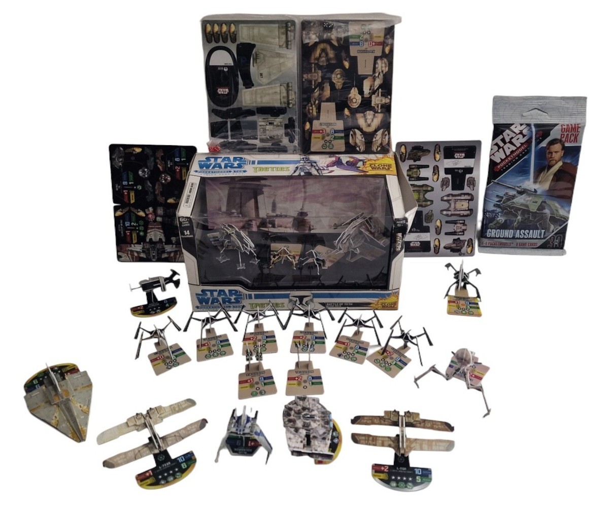 Clone Wars Pocketmodel TCG Battle of Teth, game card pack, + various models  (J9) | eBay UK