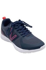 Vionic Mesh Lace-Up Athletic Sneakers Miles II Navy/Pink